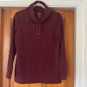 L.L. Bean Women’s Hoodie Sweatshirt Burgundy Small Regular